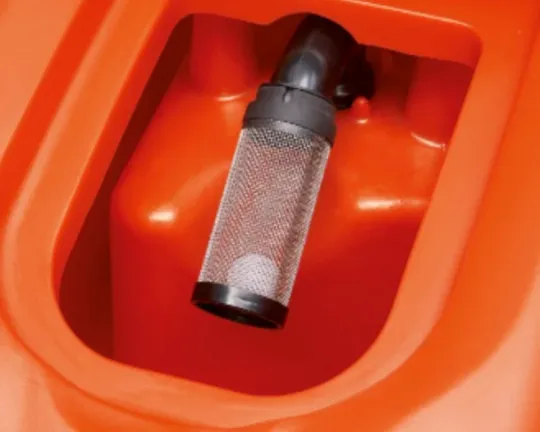 Hako Scrubmaster, Schmutzwassertank ohne Schaum