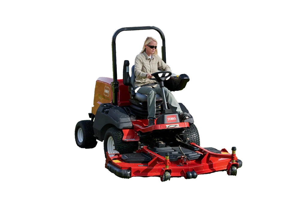 grossflächen mäher toro groundsmaster 3200 front