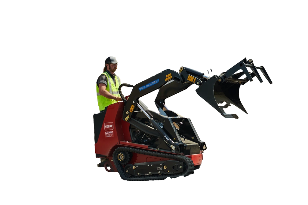 toro kompaktnutzlader dingo tx 1000 turbo im einsatz