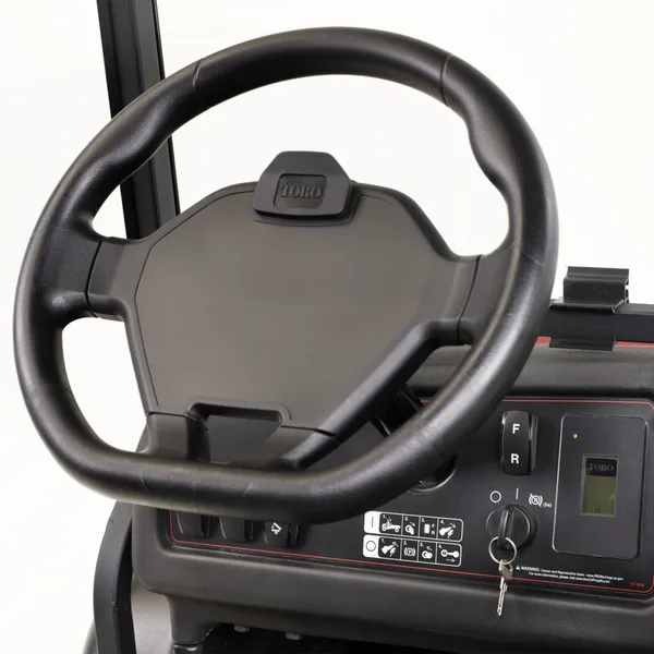 cockpit mit lenkrad von workman toro