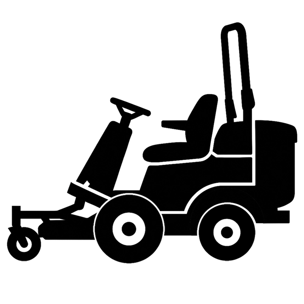 Professionelle Rasenmäher zum Aufsitzen