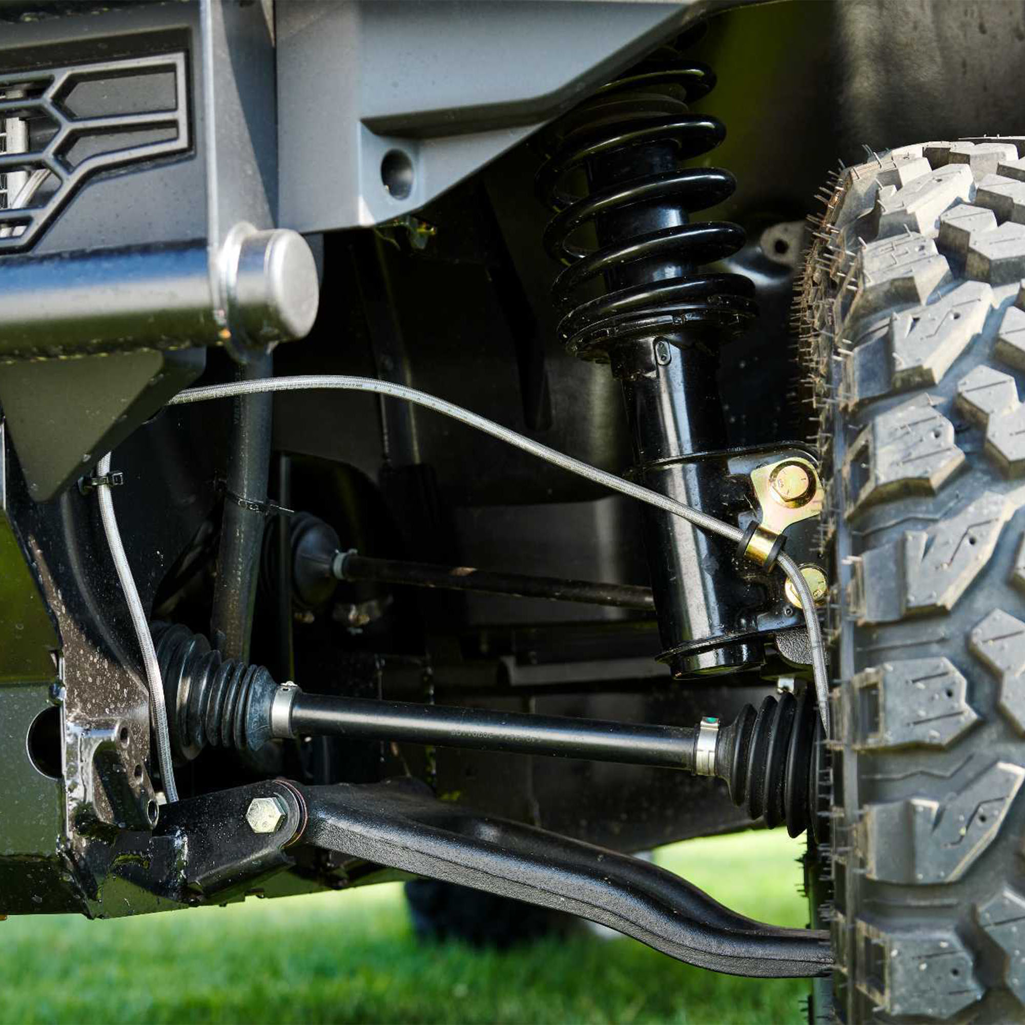 federung und hohe bodenfreiheit