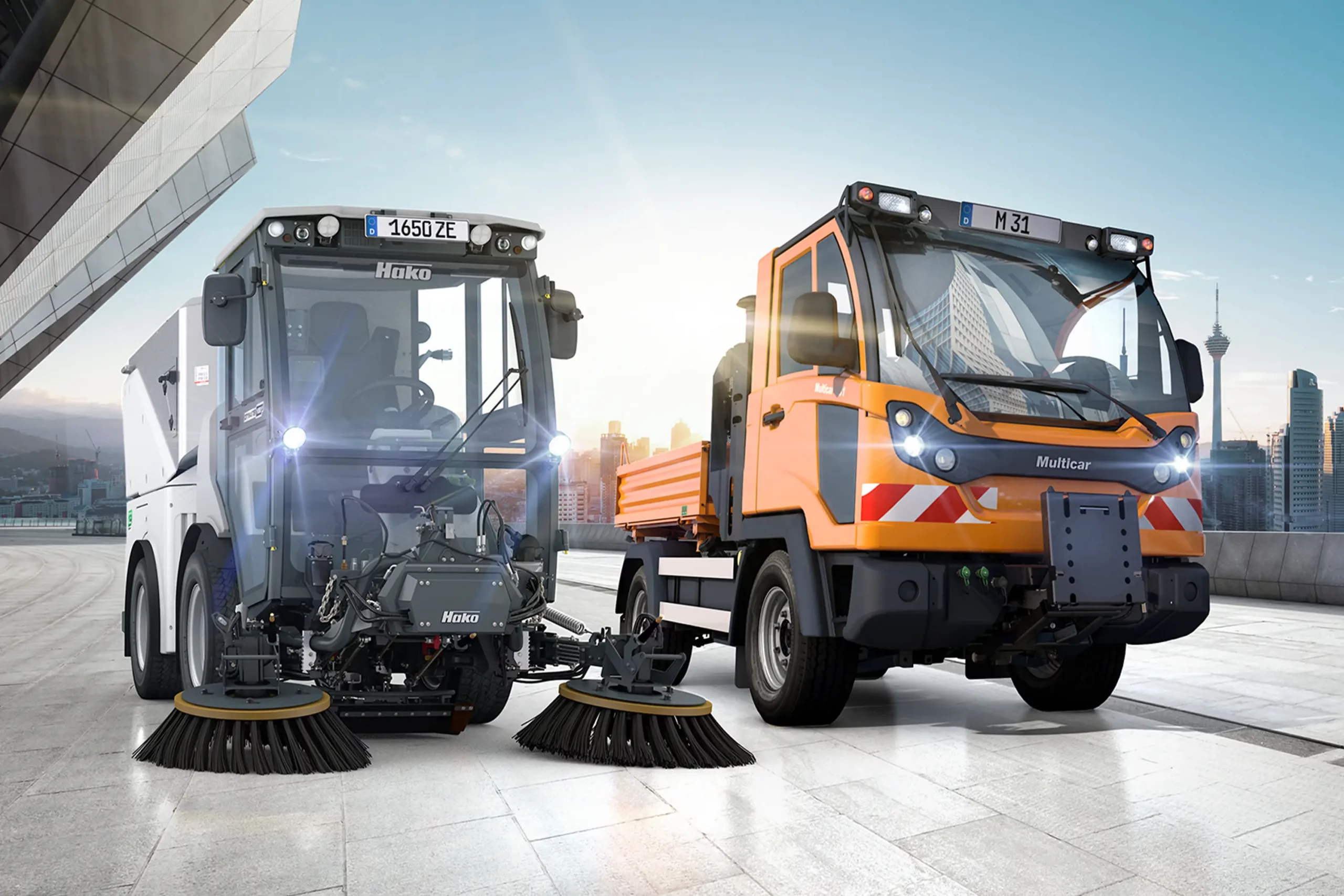 Aufreihung der Kommunalmaschinen: Citymaster und Multicar