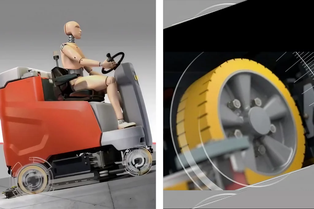 XAC Antrieb Hako Scrubmaster