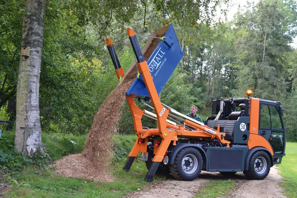 multicar hochentleert transportiertes gut