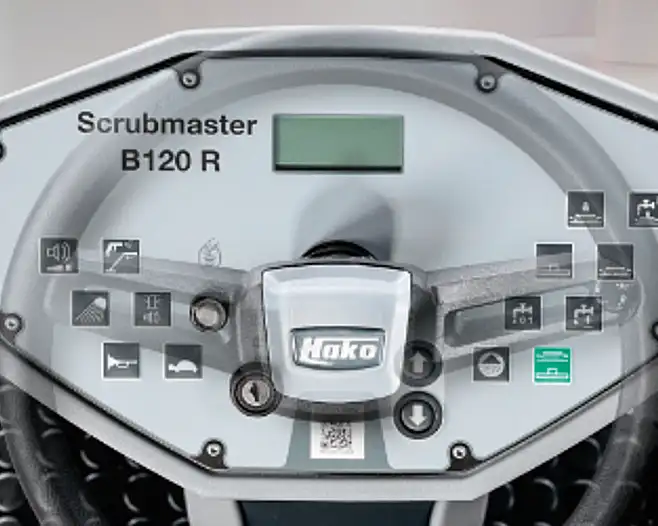 Scrubmaster B120 R Bedien Feld